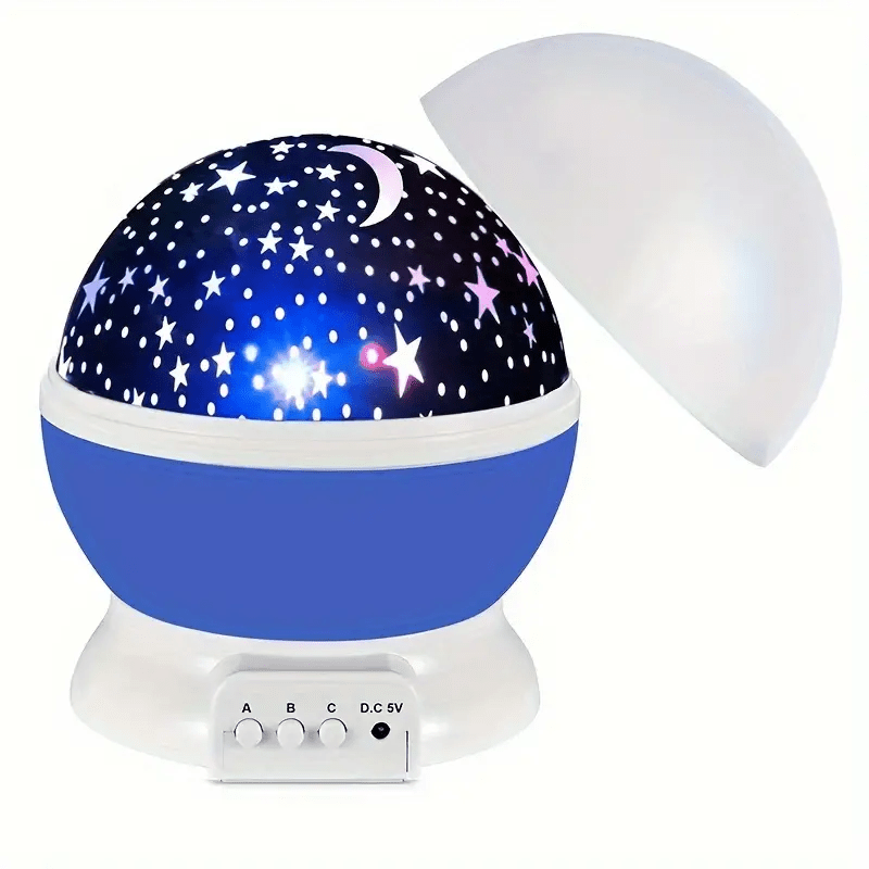 LED Night Light Rotating Star Projector Lamp for Children's Bedroom