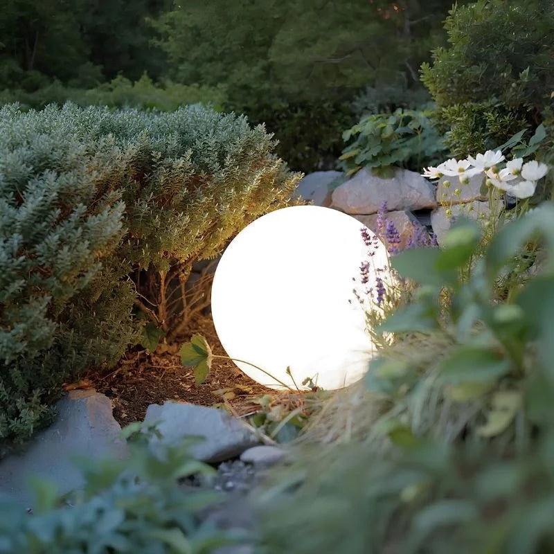 Moon Color-Changing Spherical Outdoor Garden Light