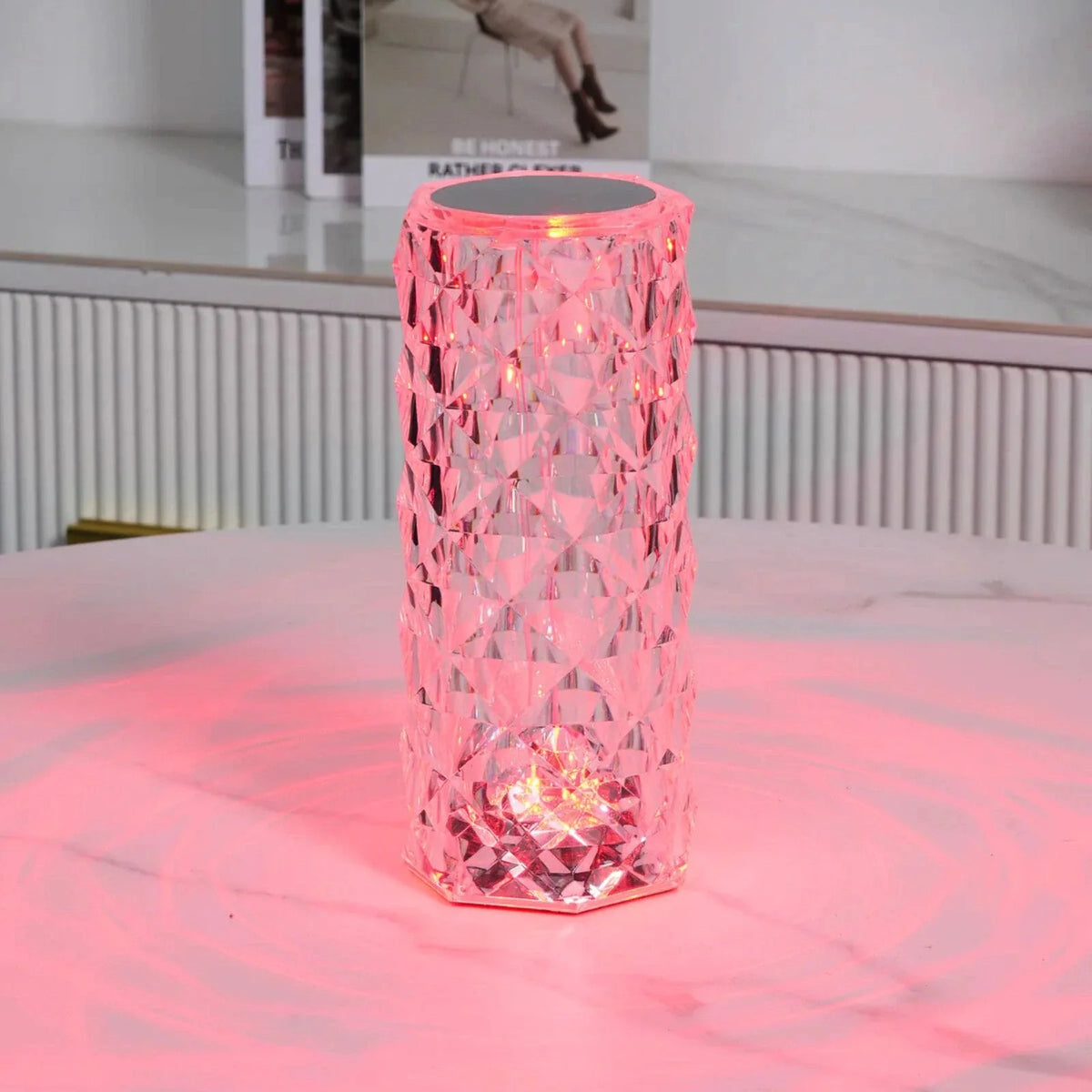 Touch-Control Crystal LED Table Lamp