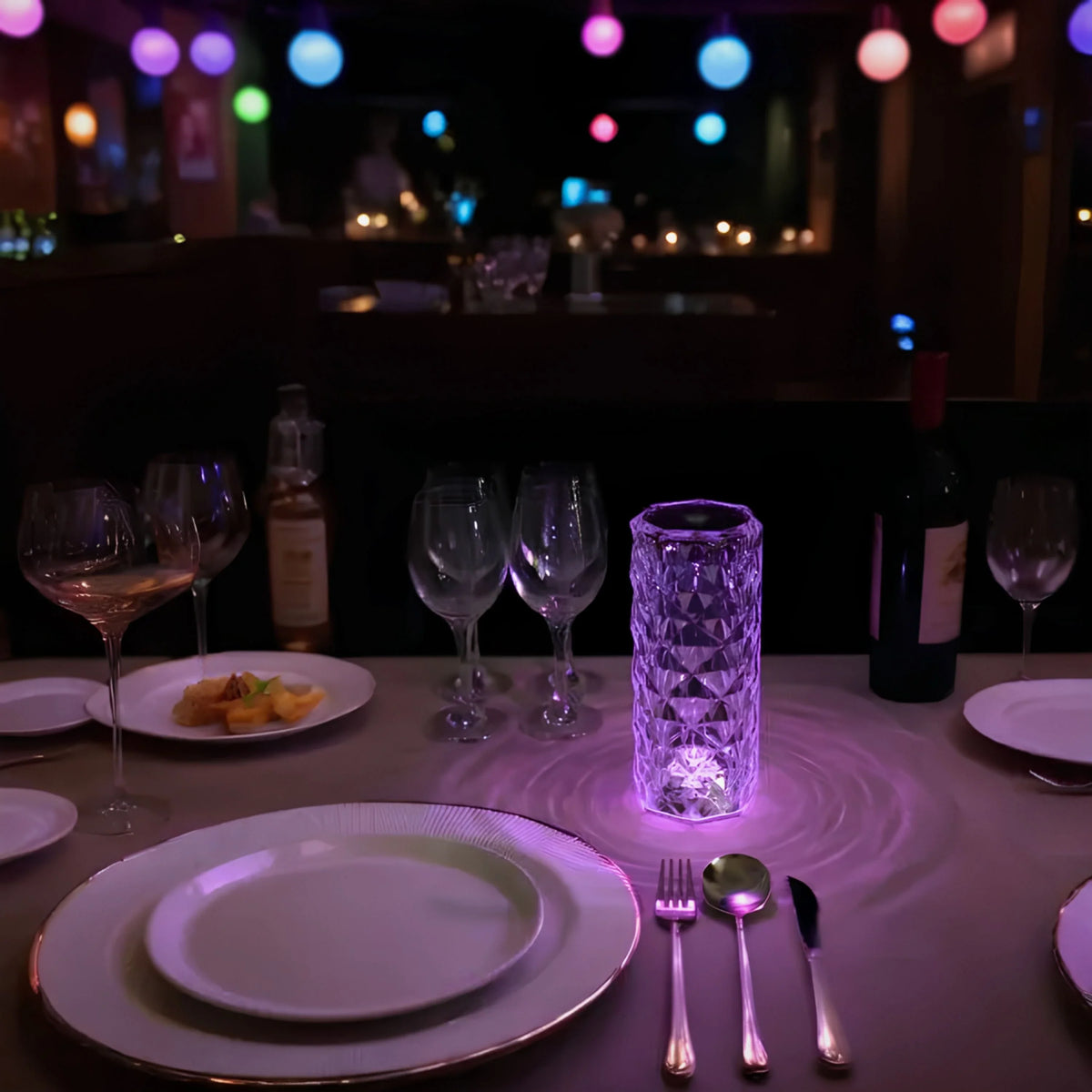 Touch-Control Crystal LED Table Lamp