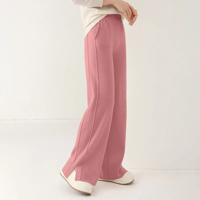 WOMEN'S TAILORED STRAIGHT-LEG SWEATPANTS