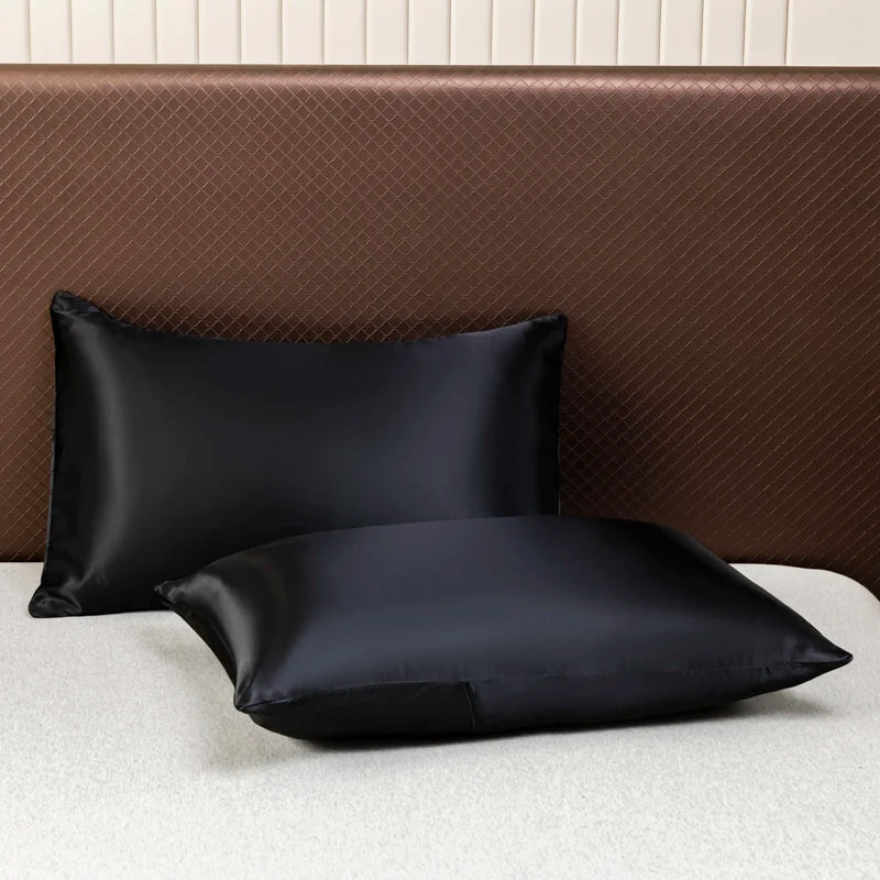 Lightweight Cooling Satin Bed Sheet Set with Pillowcases