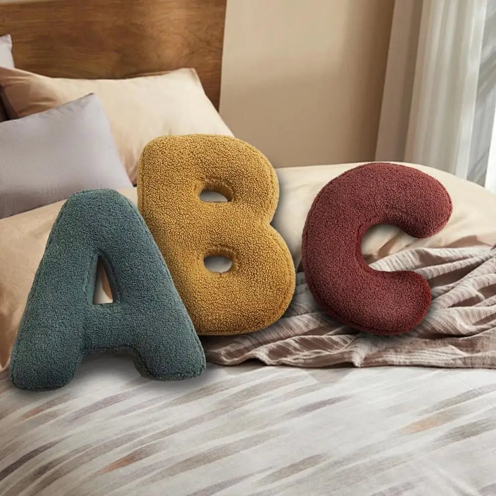 Personalized Velvet Alphabet Letter Cushion