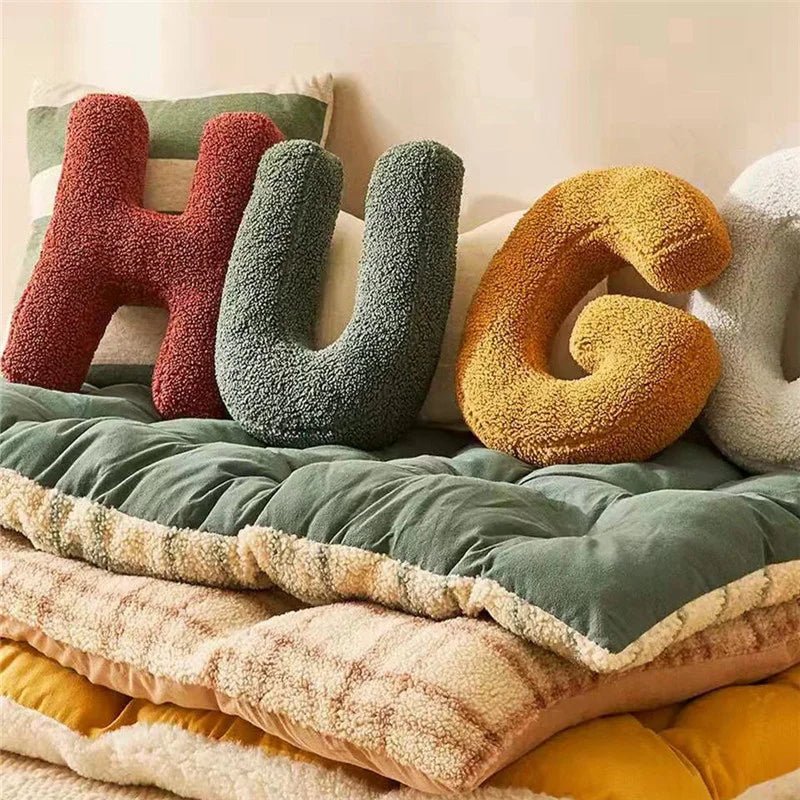 Personalized Velvet Alphabet Letter Cushion