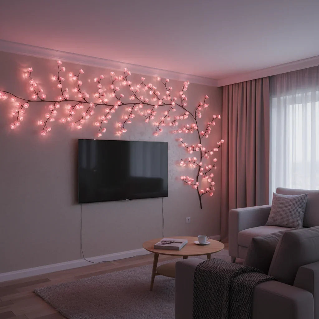 Bendable LED Cherry Blossom Branch Lights