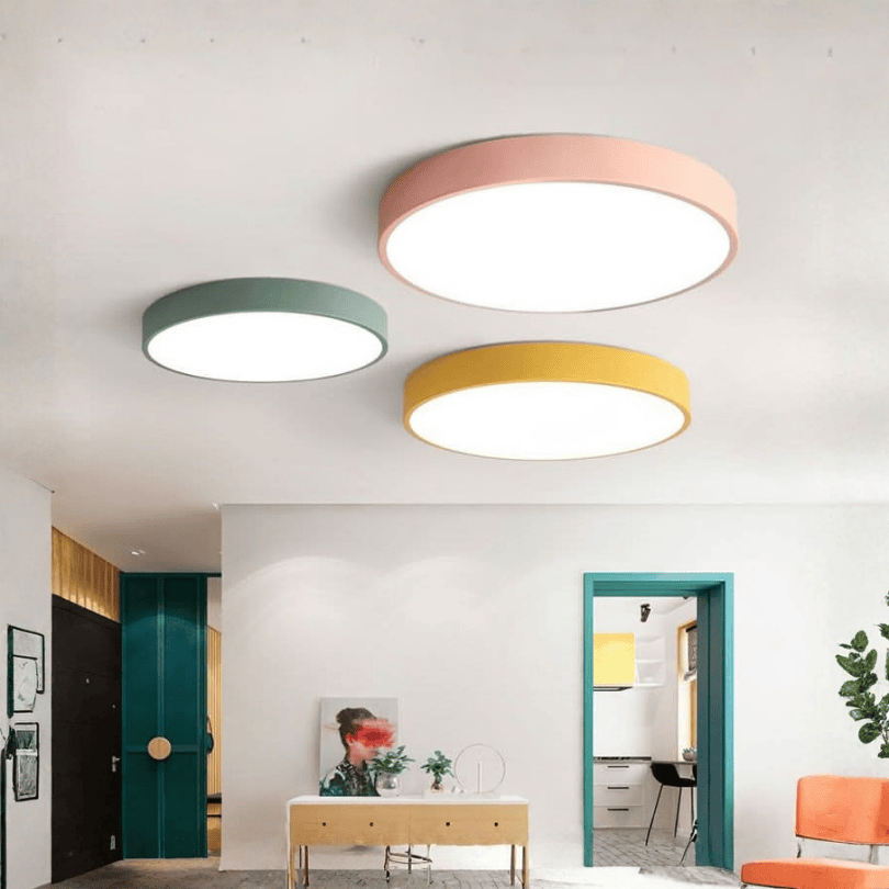 Round LED Ceiling Light, Energy-Efficient