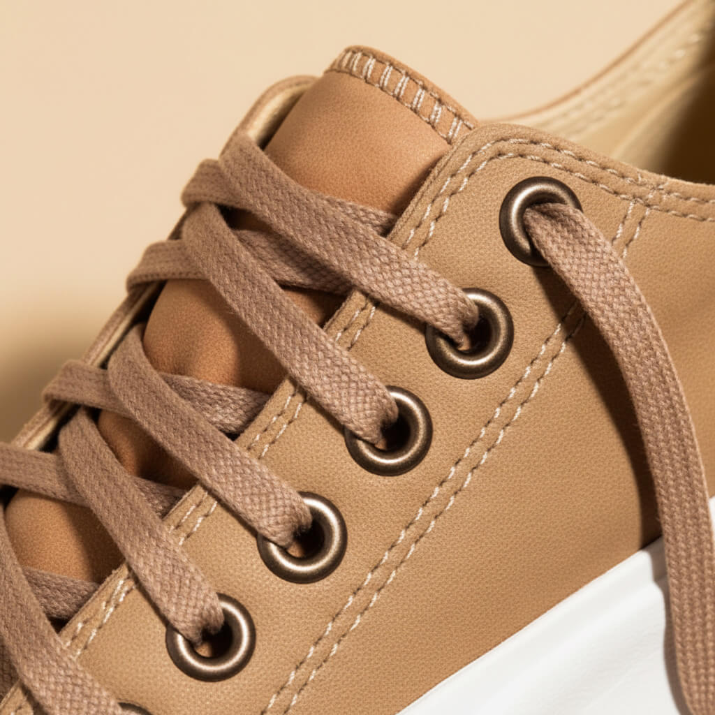 Saw-tooth platform high-top sneakers, sole detail