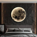 Realistic Moon-Surface Bedroom Lamp