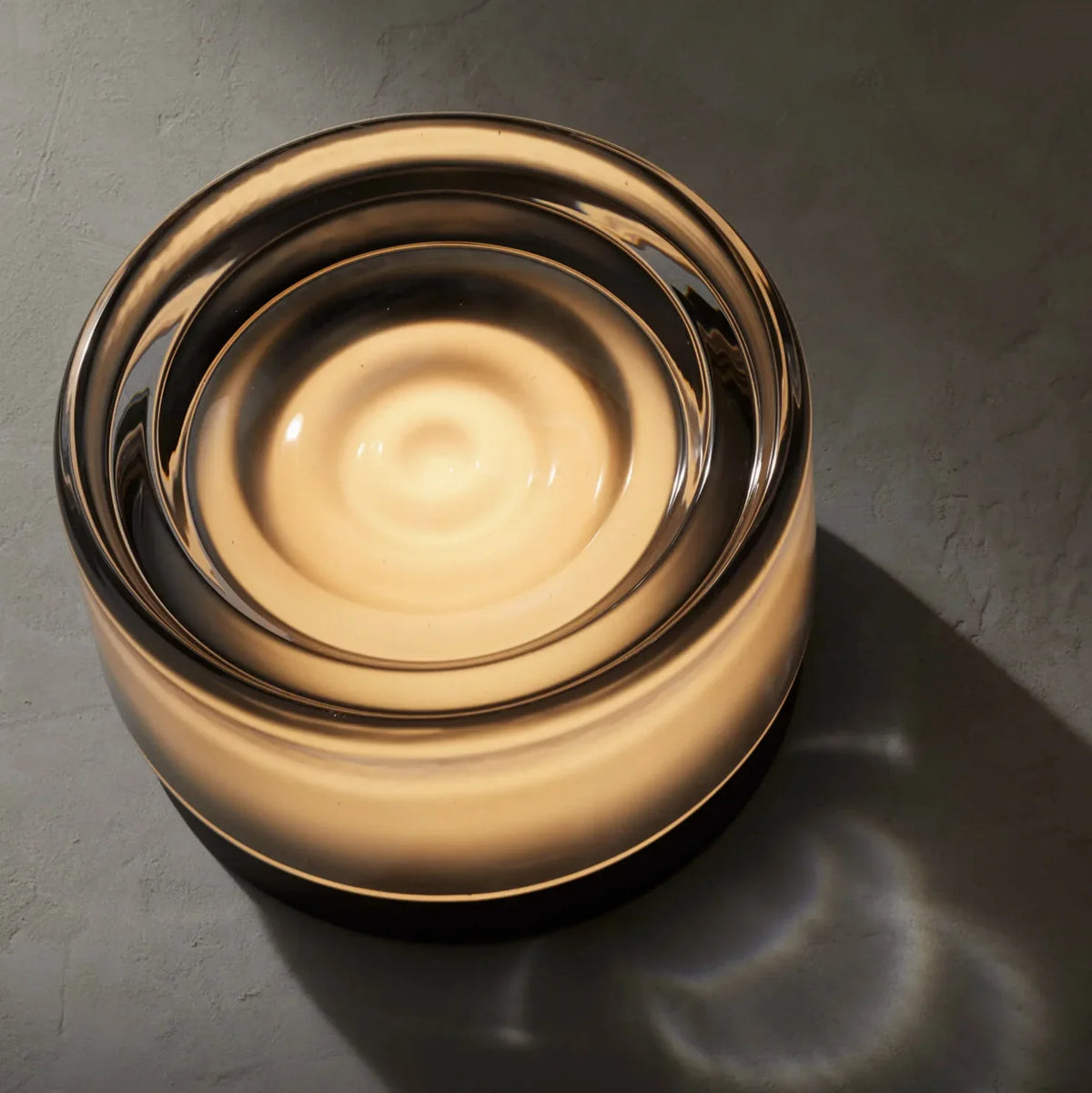 Neutral Dimmable Sculpted Shade Wall Lamp
