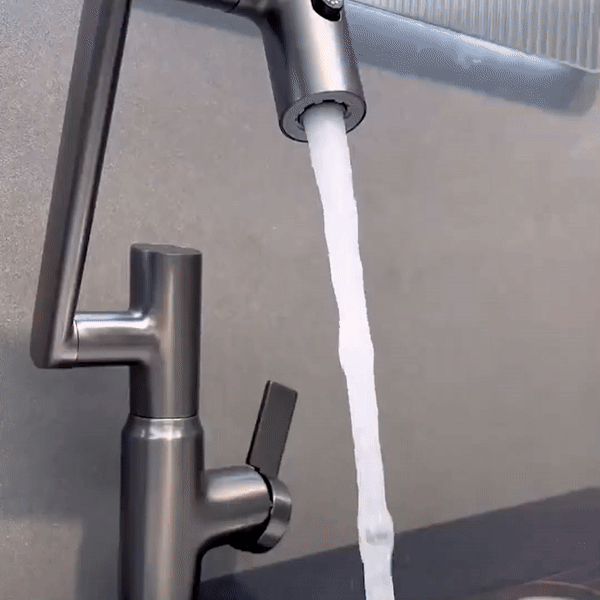 360-Degree Swivel Kitchen Faucet with Temperature Display