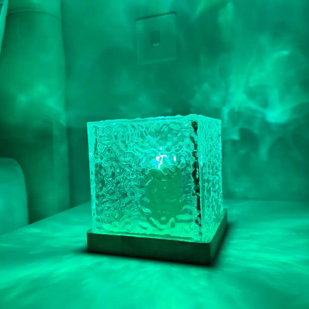 Northern Lights Prism-Effect LED Cube Lamp