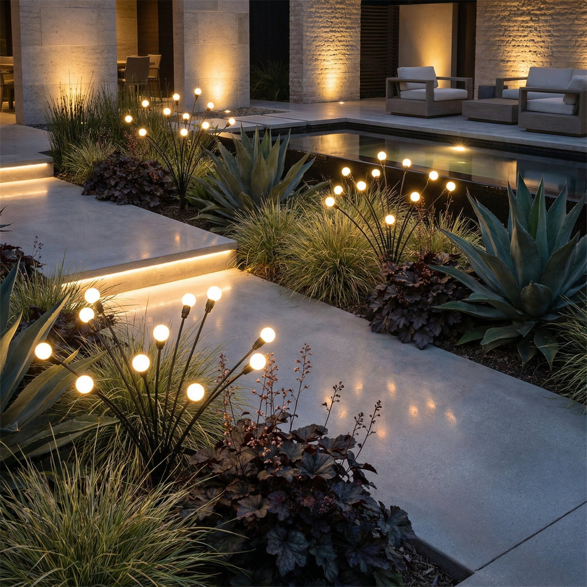 Solar Outdoor Swaying Garden Lights