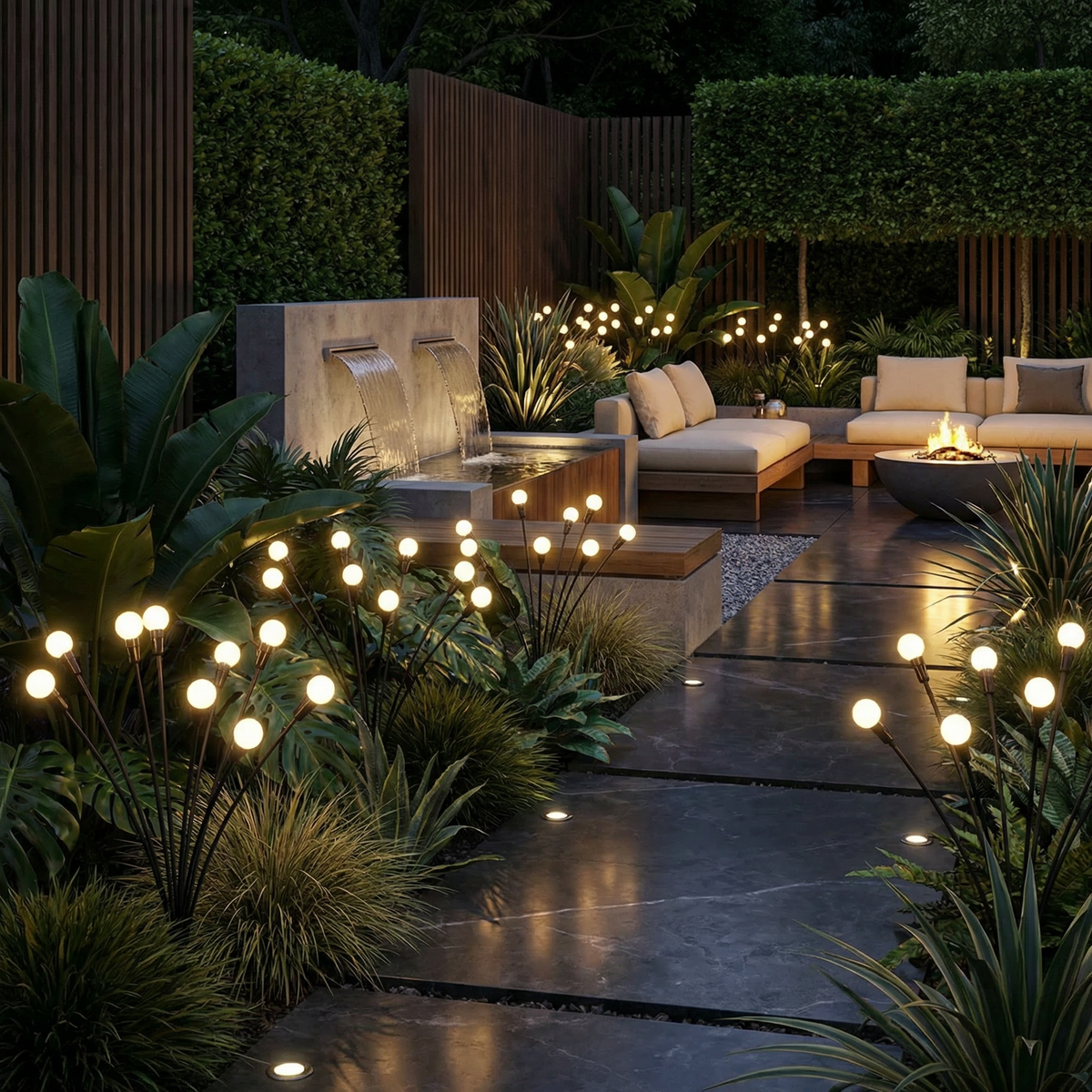 Solar Outdoor Swaying Garden Lights