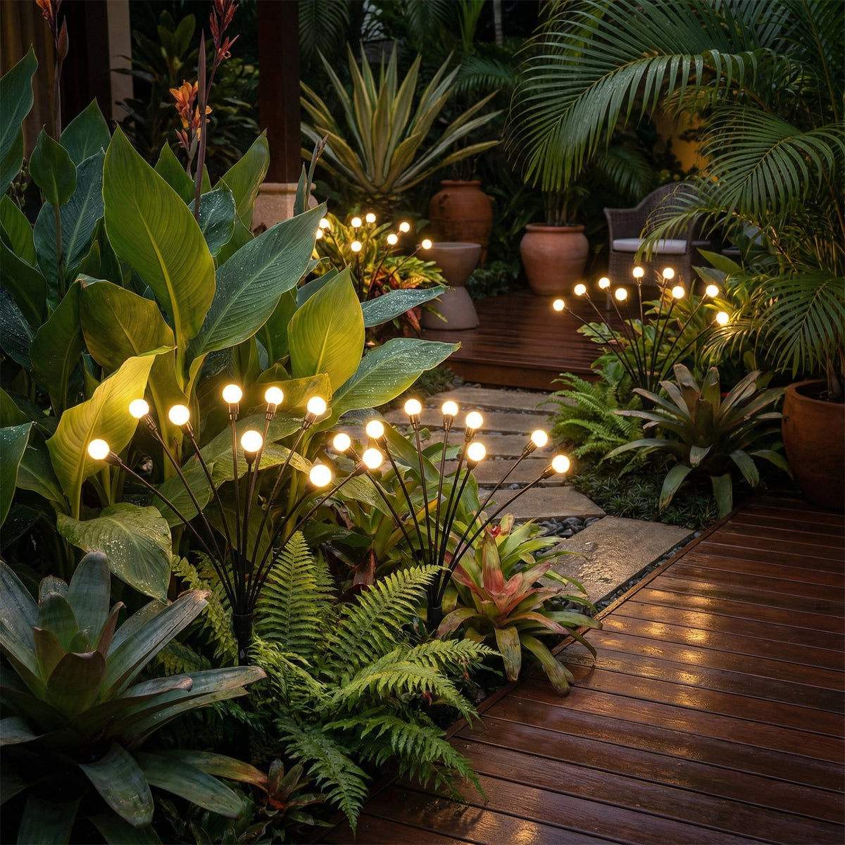 Solar Outdoor Swaying Garden Lights