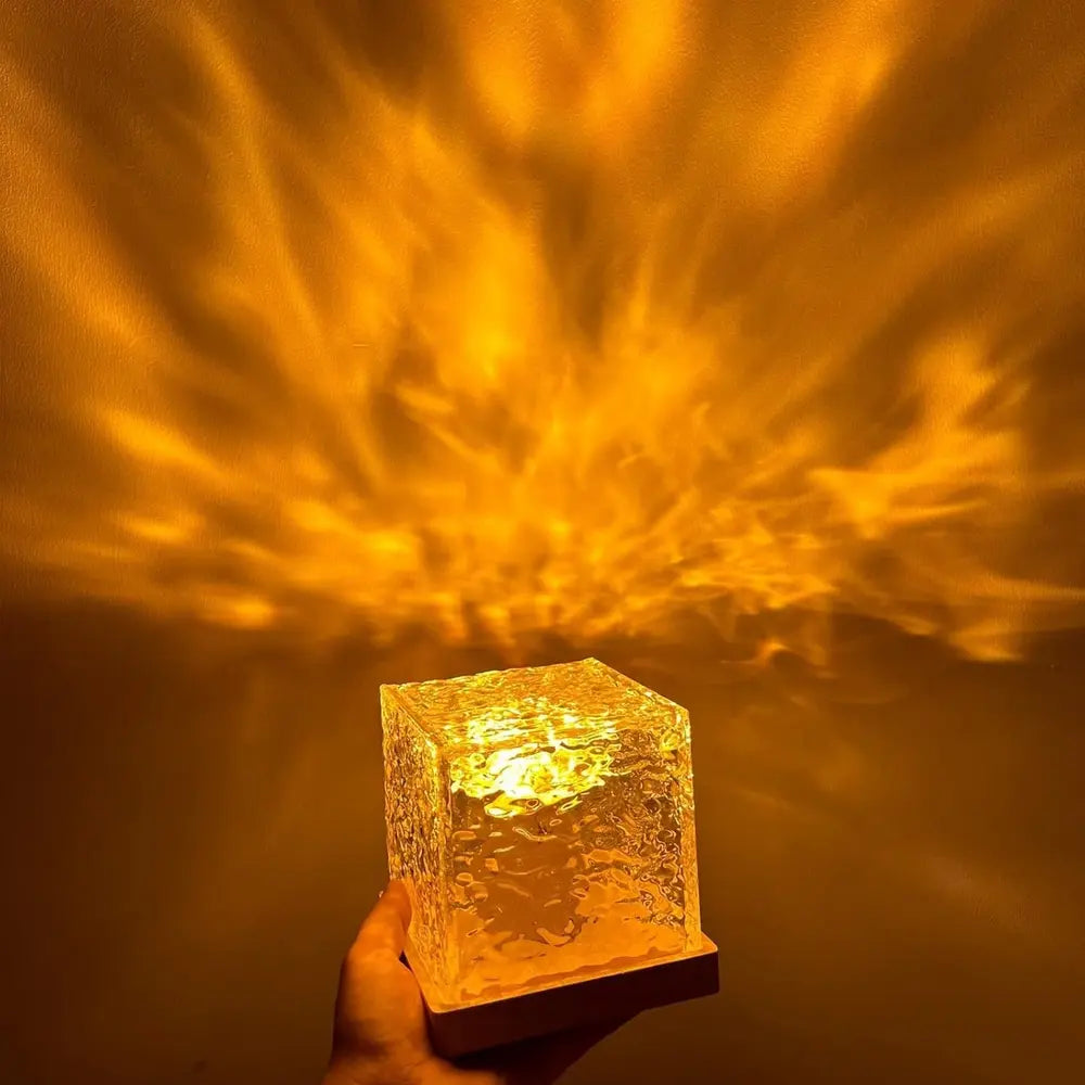 Northern Lights Prism-Effect LED Cube Lamp