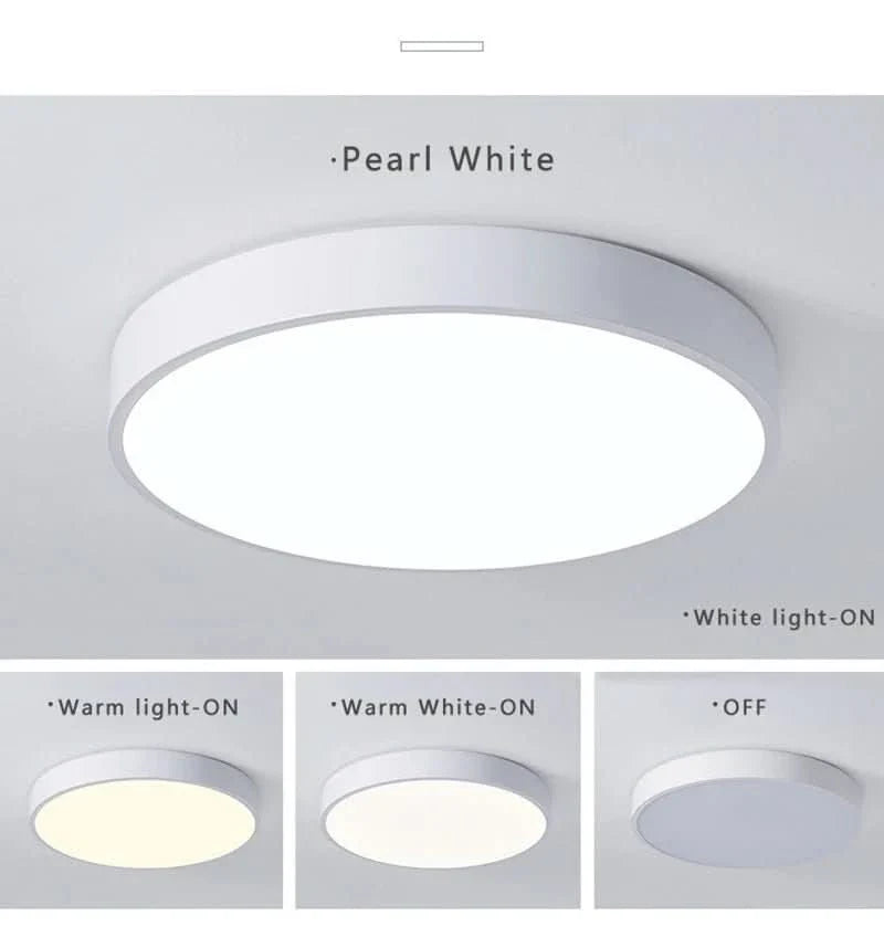 Round LED Ceiling Light, Energy-Efficient