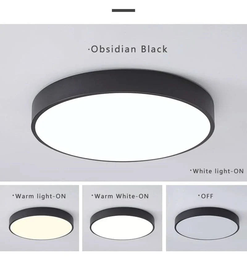 Round LED Ceiling Light, Energy-Efficient