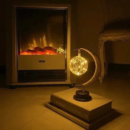 3D-Printed Lunar Moon Table Lamp