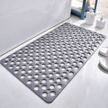 Anti-Slip Suction-Cup Shower Mat with Quick-Drain Holes
