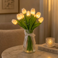 Light-Up Artificial Tulip Bouquet Lamp