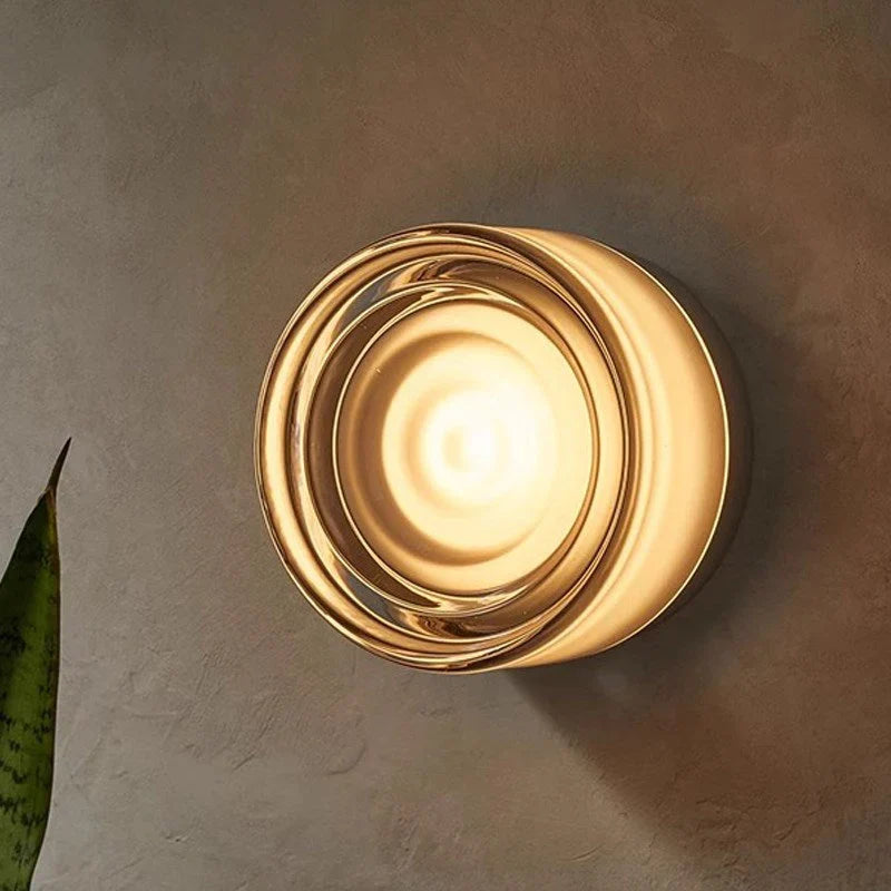Neutral Dimmable Sculpted Shade Wall Lamp