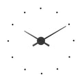 Contemporary Metal Wall Clock with Quartz Movement