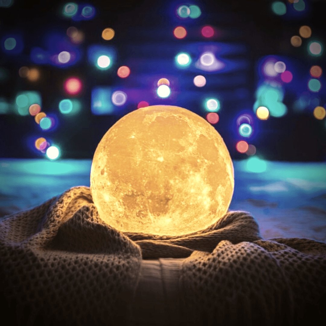 3D Touch-Control Moon Lamp