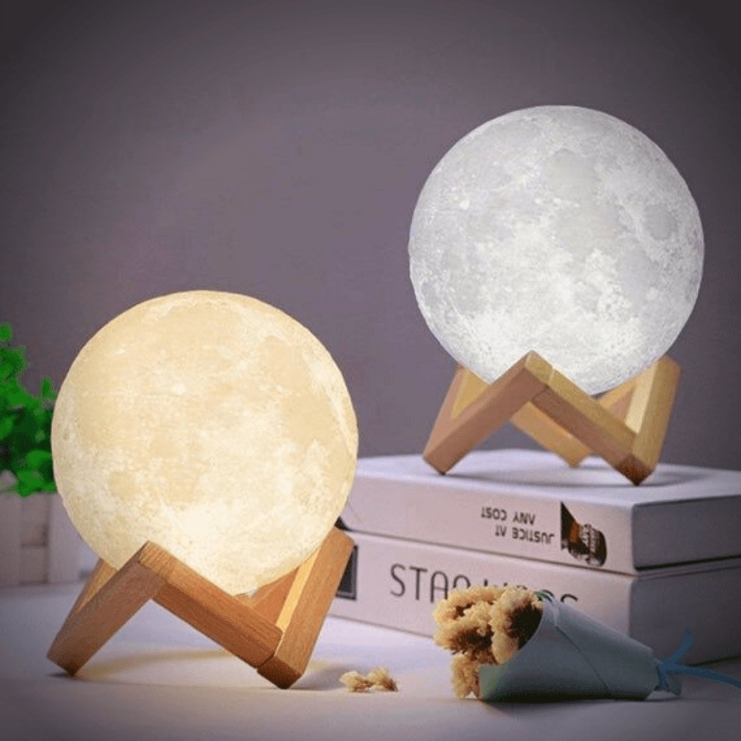 3D Touch-Control Moon Lamp