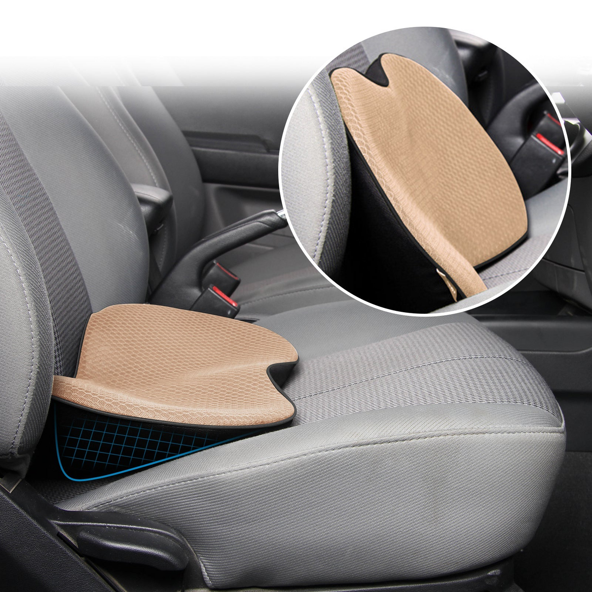 Car Booster Seat Cushion for Adult Drivers