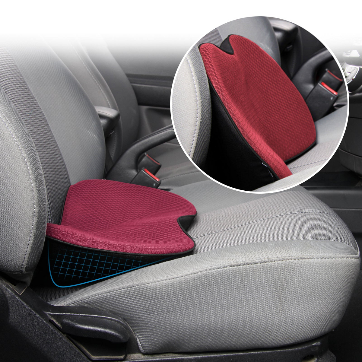 Car Booster Seat Cushion for Adult Drivers