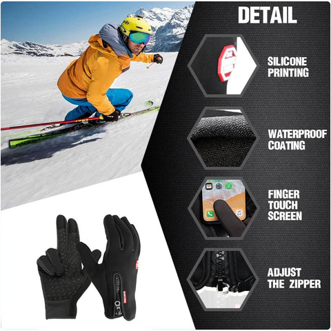 Thermal Fleece-Lined Winter Gloves