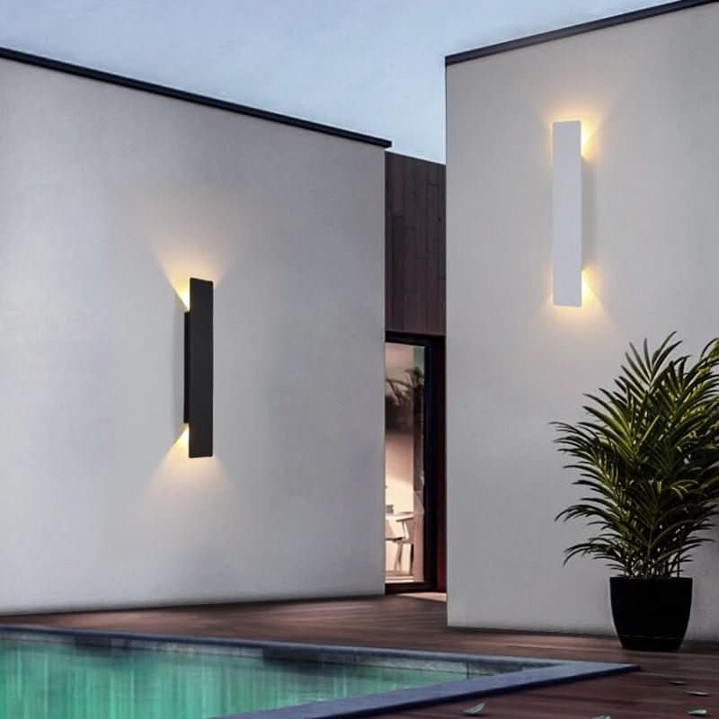 Cylindrical LED Wall Sconce, Modern Metal and Acrylic