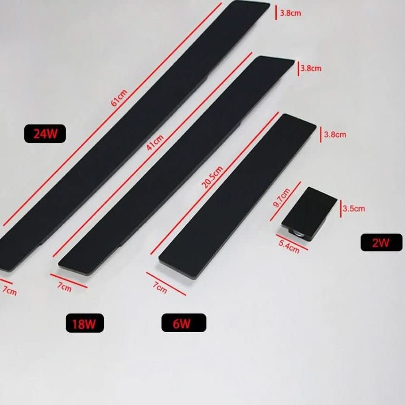 Cylindrical LED Wall Sconce, Modern Metal and Acrylic