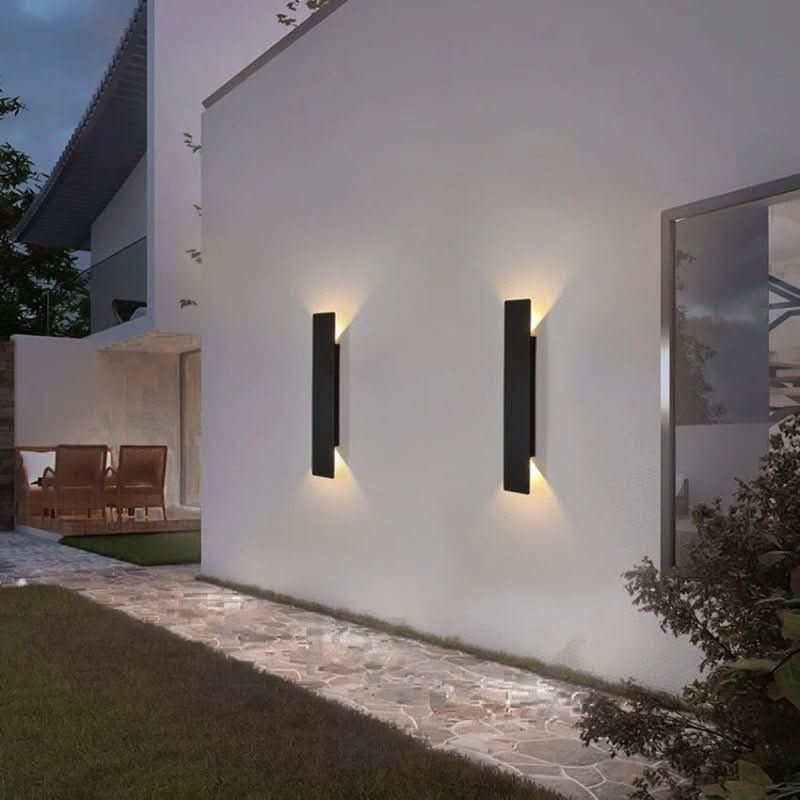 Cylindrical LED Wall Sconce, Modern Metal and Acrylic