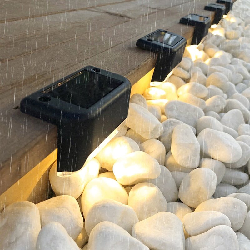 Solar LED Outdoor Step and Stair Lights