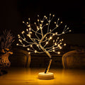Copper Wire LED Tree Night Light