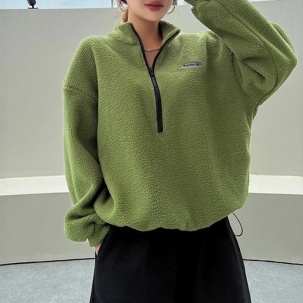Half-zip fleece pullover, alternate view